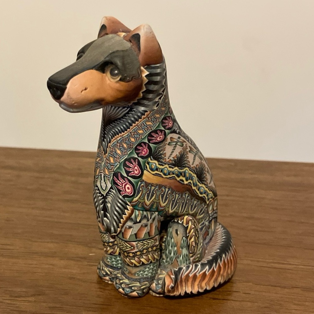 Jon Stuart Anderson Polymer Clay Wolf Creations Figurine